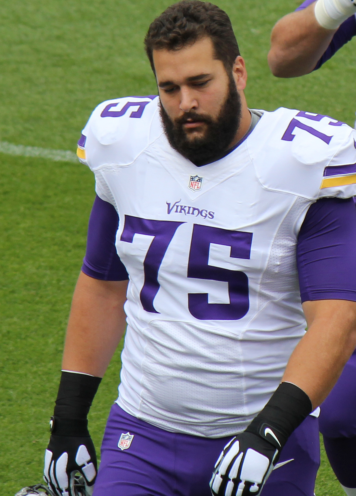 Matt Kalil with the Minnesota Vikings in 2015